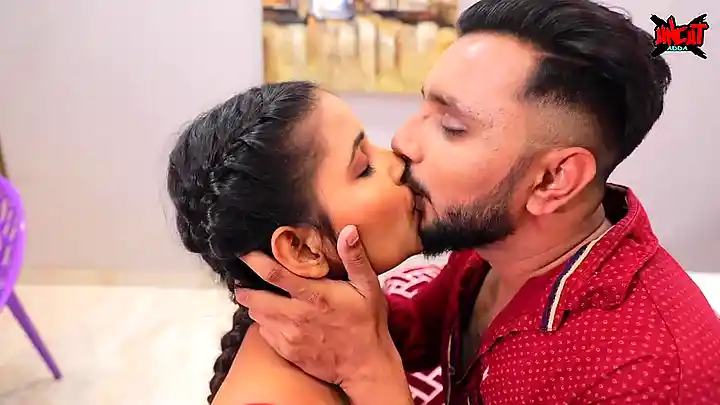 Watch Adda, the schoolgirl, give a sloppy handjob and blow in this intense interracial video