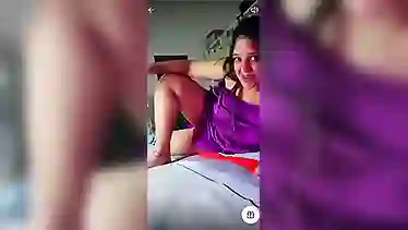 Anu Tango Bhabhi's Live Show: Anu Tango's Big Tits Get Showered in Cum