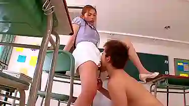 Asami Ogawa, the teacher, fucks her student in a lactating lactation session
