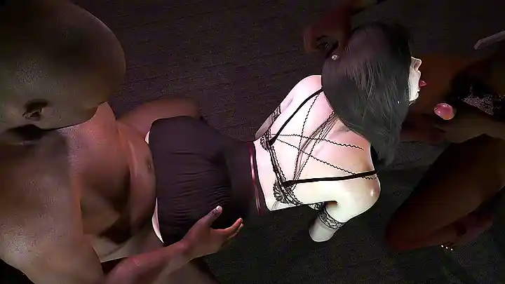 Watch this hot chick get down and dirty in VAM's sexy lingerie