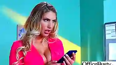 Hardcore Sex In Office With Huge Boobs Girl (August Ames) vid-03