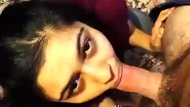 Beautiful Indian Teen Sucking Cock so Nicely!