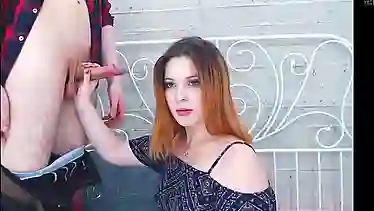 teen couple from Russia - sexy oral blowjob part 2