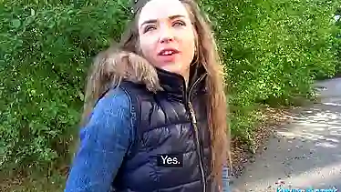 Public Agent Sexy party babe fucked by the lake by stranger