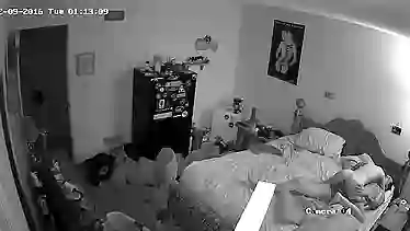 Hot Couple fucking in Bedroom HACKING CAM