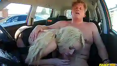 Amber and Marc are fucking like two wild animals, in the back of his car